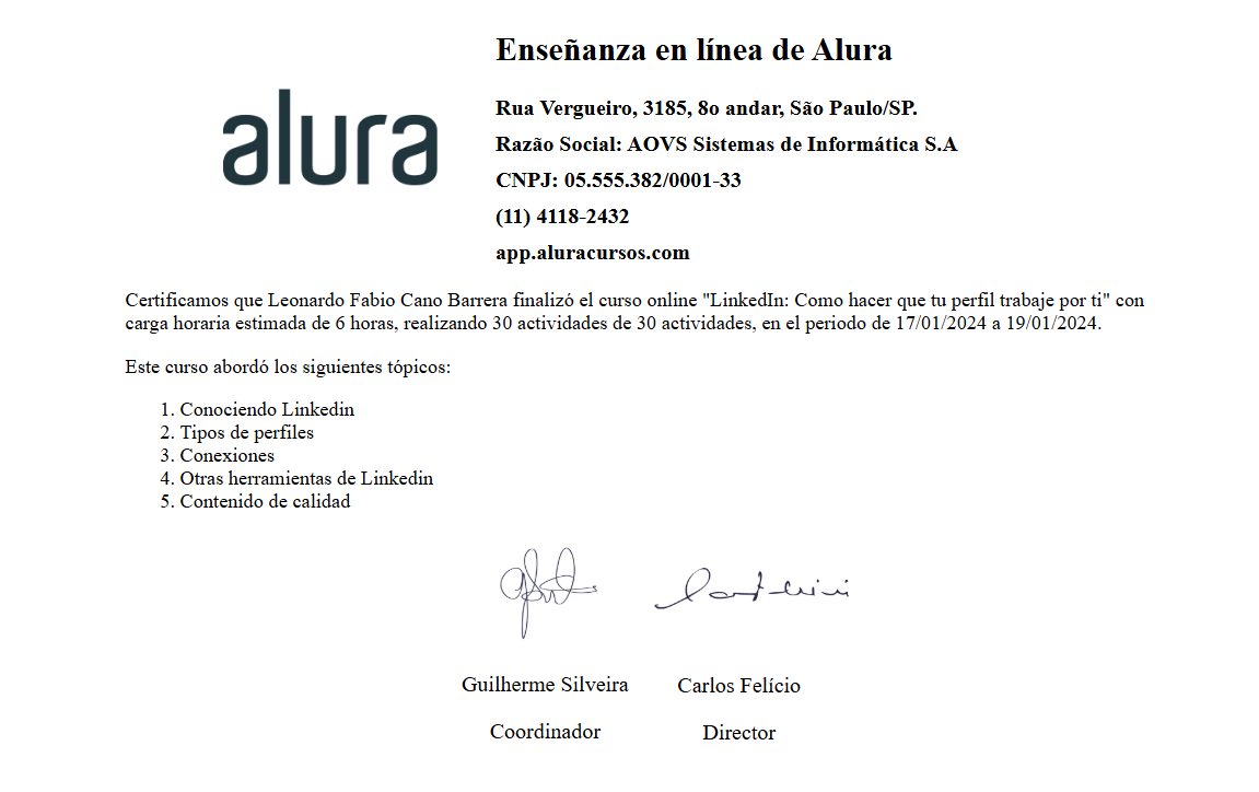 Certificado 4